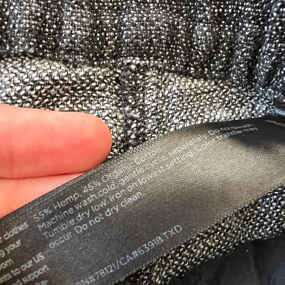 Eileen Fisher Tweedy Hemp Cotton Wide-Leg Pant Size XL - Picture 9 of 9